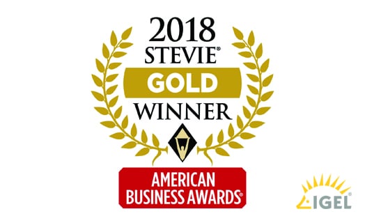 IGEL Honored as Gold Stevie® Award Winner in 2018 American Business ...