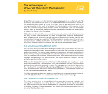 500 Endpoints: No Waiting. How IGEL Takes the Stress Out of Scaling Up