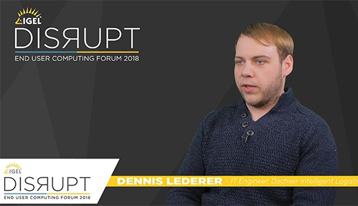 DISRUPT EUC – Dennis Lederer, Dachser