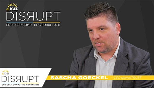 DISRUPT EUC EMEA – Sascha Goekel, deviceTRUST