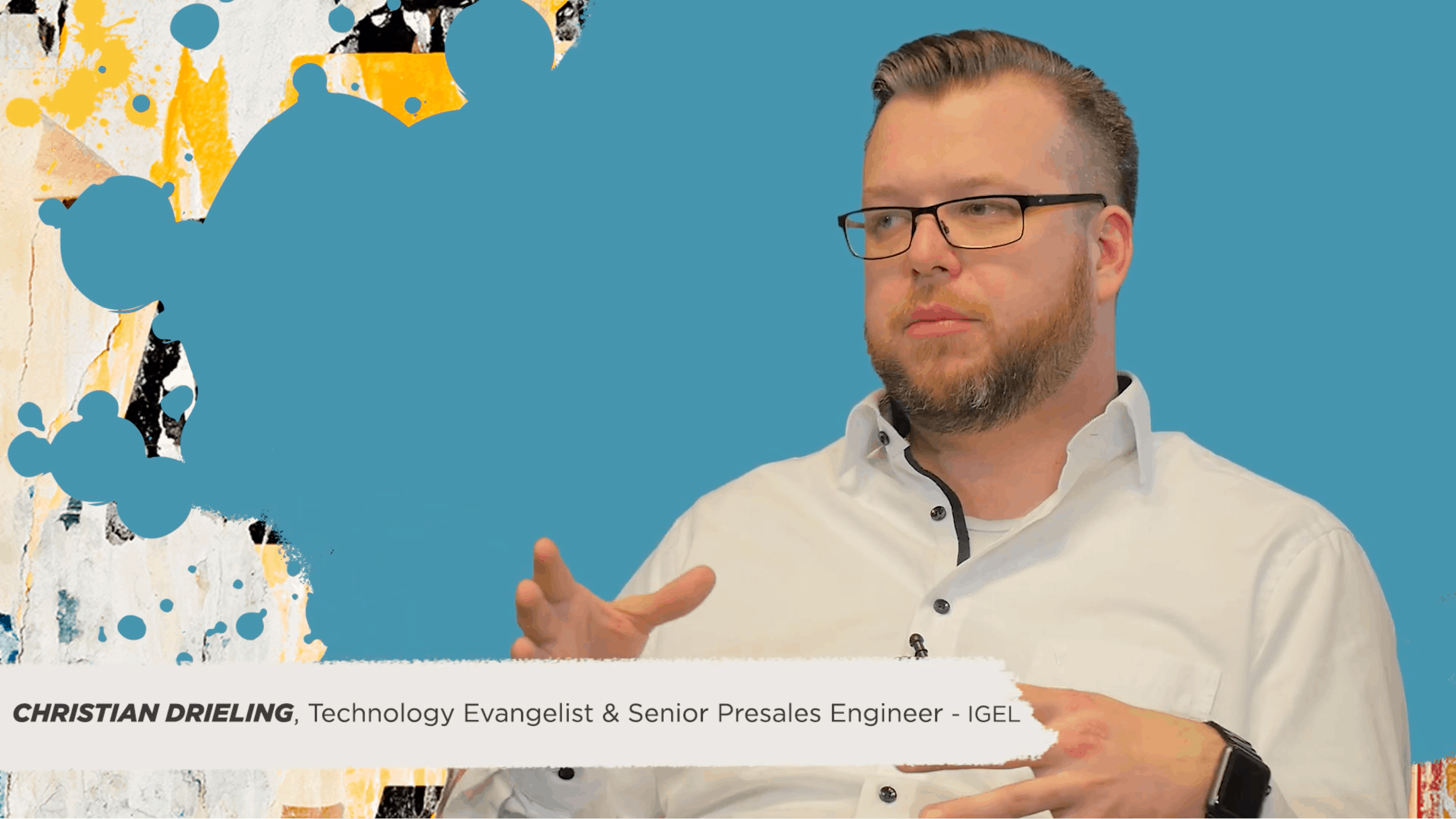 DISRUPT Munich 2019 | Christian Drieling – Technology Evangelist & Senior Presales Engineer, IGEL