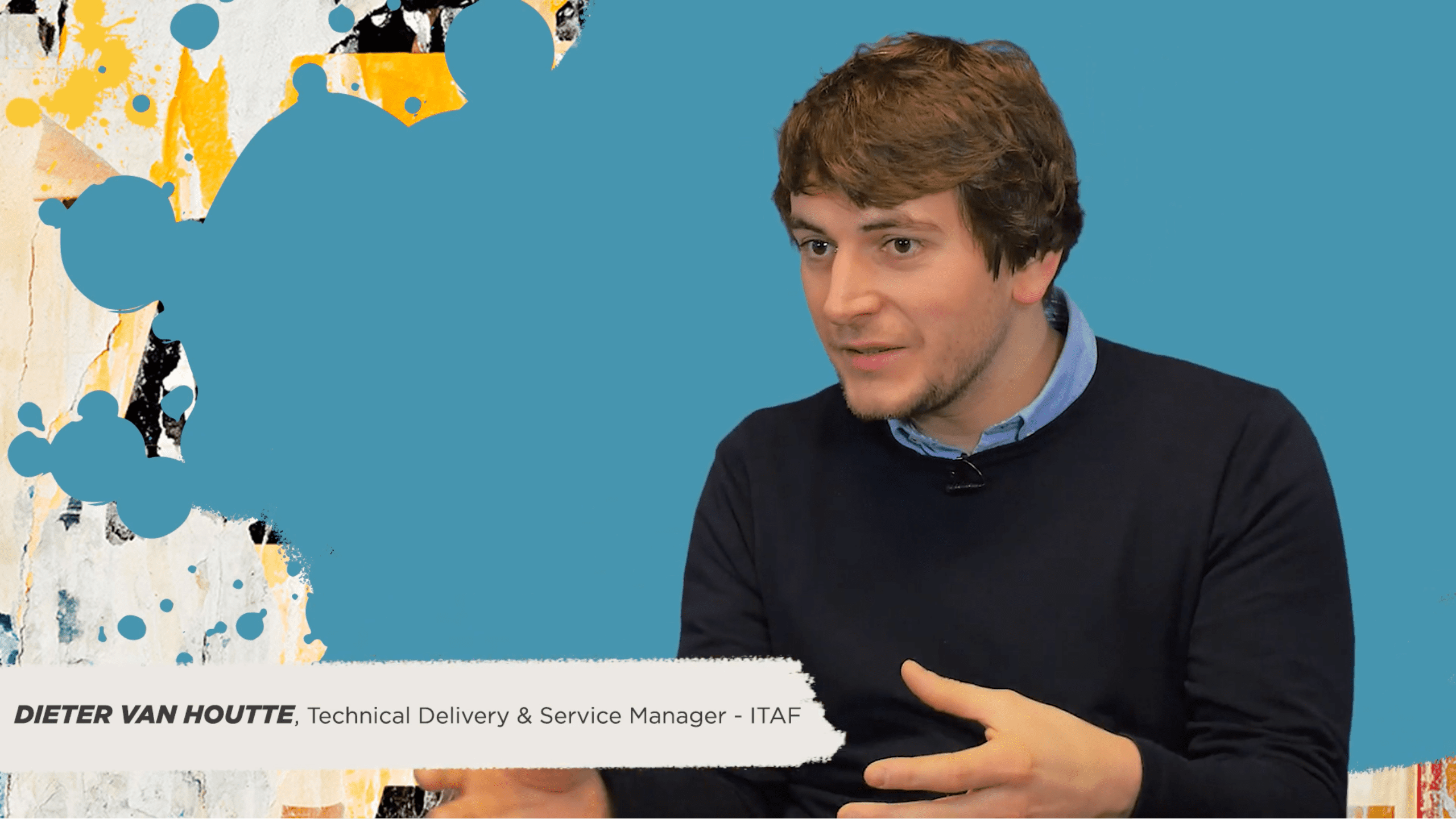 DISRUPT Munich 2019 | Dieter Van Houtte, – Technical Delivery & Service Manager, ITAF