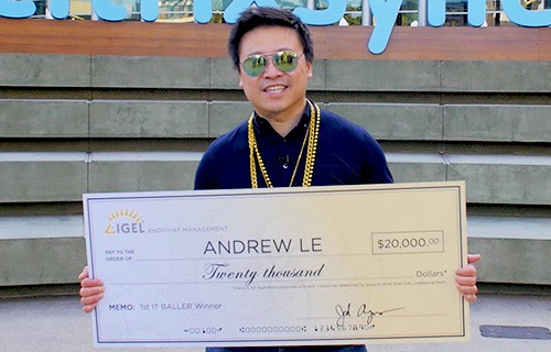 IT Baller $20K Winner/ Citrix Synergy 2018 /Andrew Le