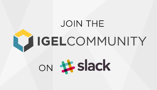 How to Join the IGEL Community on Slack