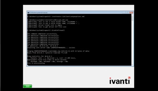 Sean Martinez, Ivanti Sr. Pre Sales Engineer shows how to deploy IGEL OS using LANDESK