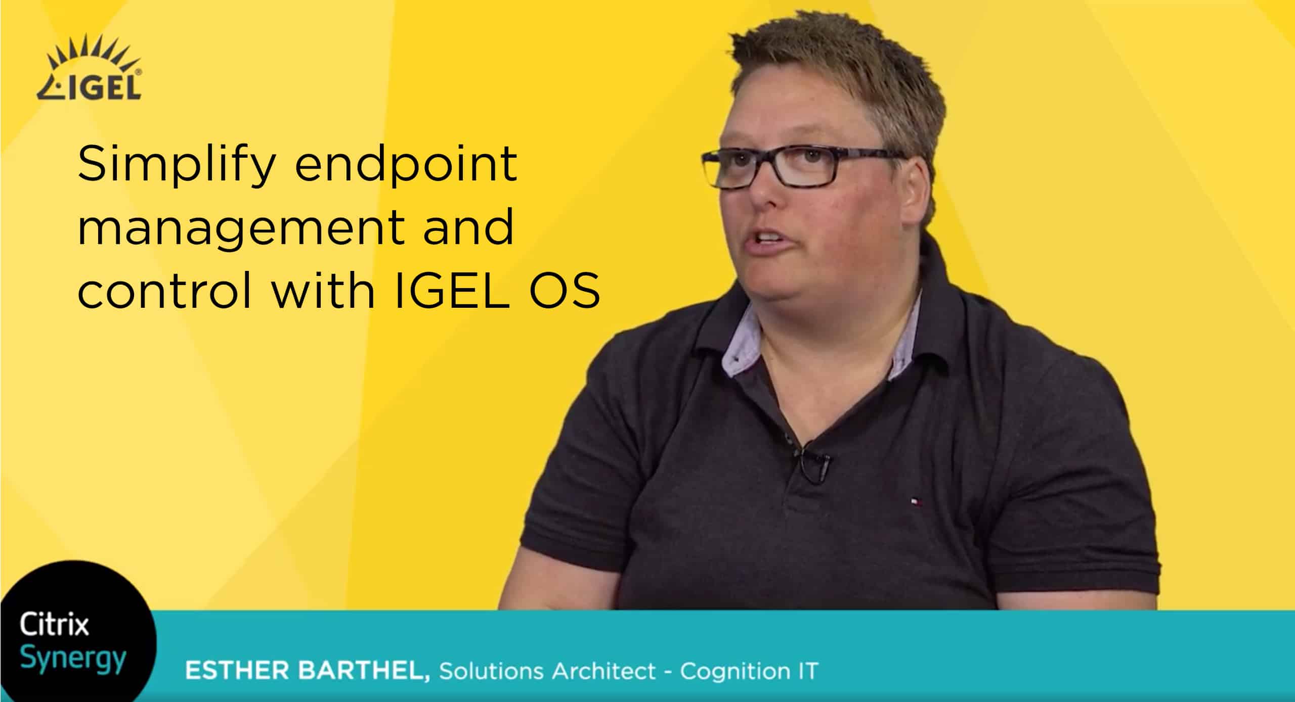 Simplify endpoint management and control with IGEL OS