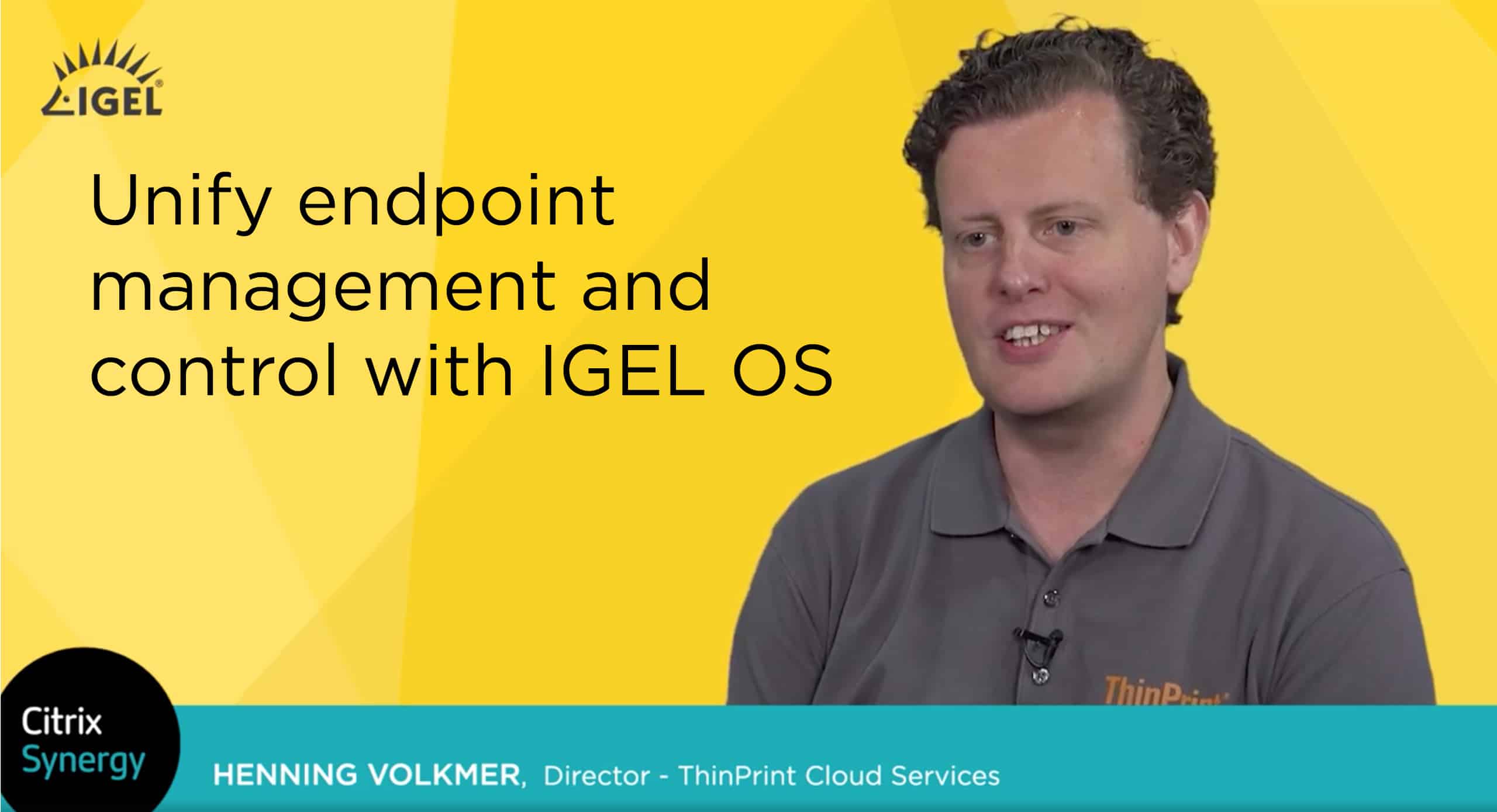 Unify endpoint management and control with IGEL OS