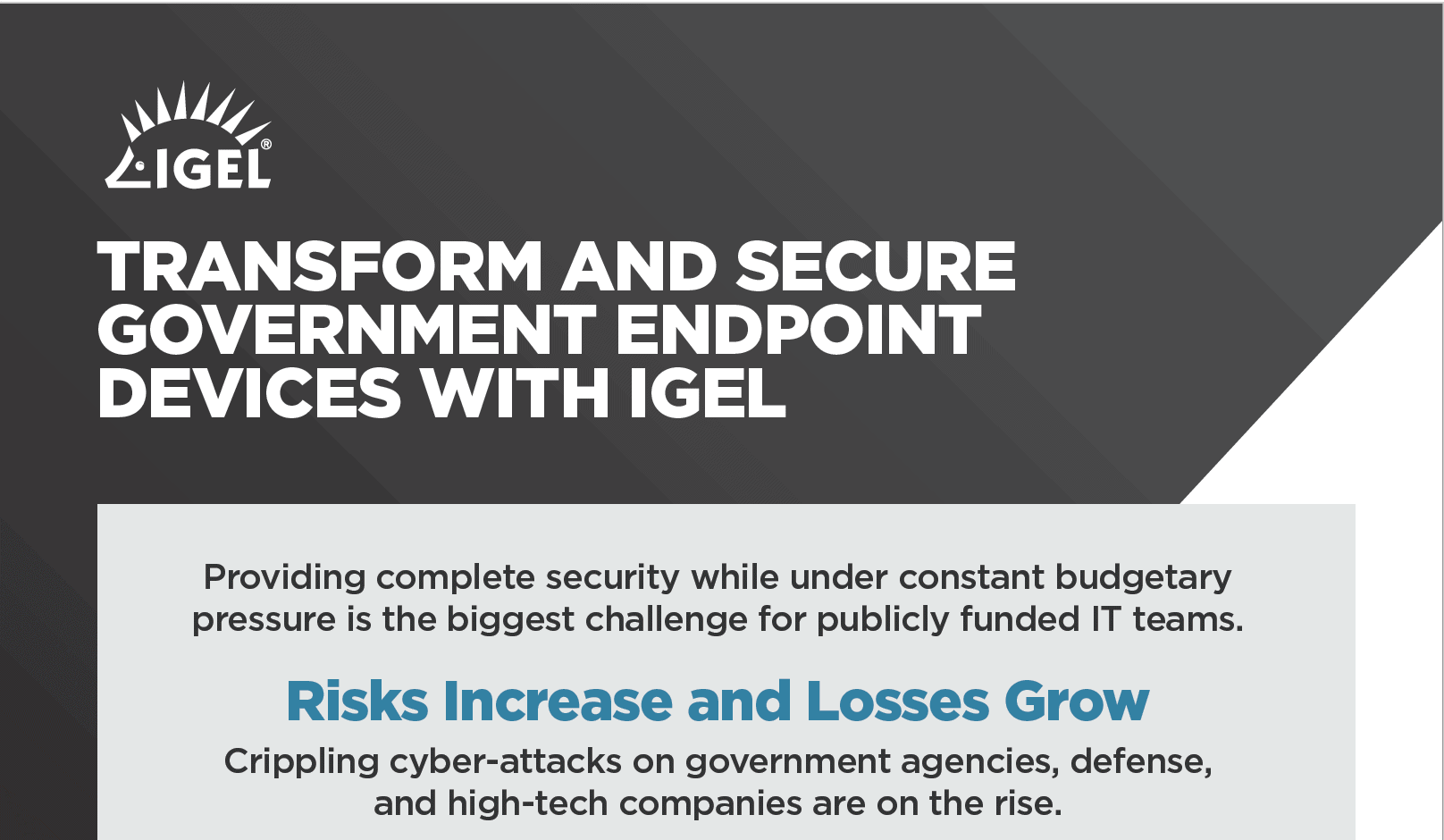 Transform and Secure Government Endpoint Devices with IGEL