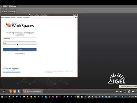 Work from Home WFH solution for Amazon WorkSpaces using IGEL
