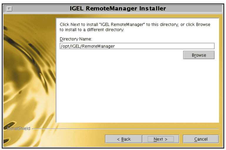 IGEL Remote Manager launch